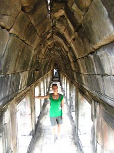 Me in the tunnels of the temples