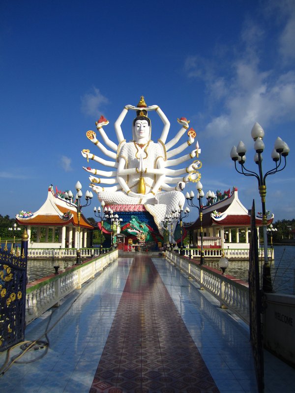 One of the religious monuments in Ko Samui