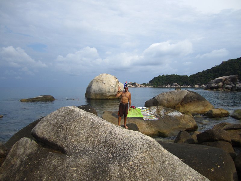 Terry snorkelling on Ko Tao