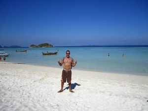 Terry on Pattaya beach