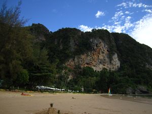 Limestone cliffs in Ao Nang