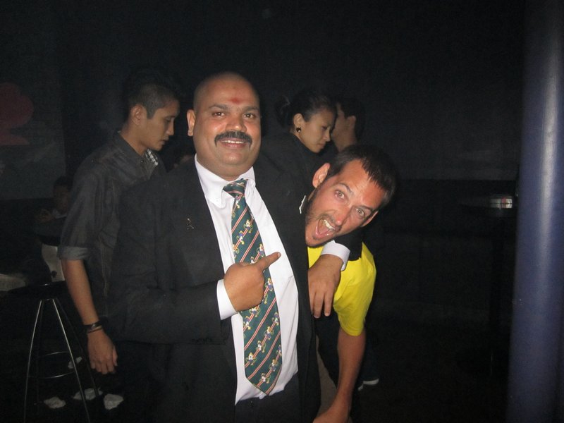 The most friendliest bouncer we have ever met - Kuala Lumpur