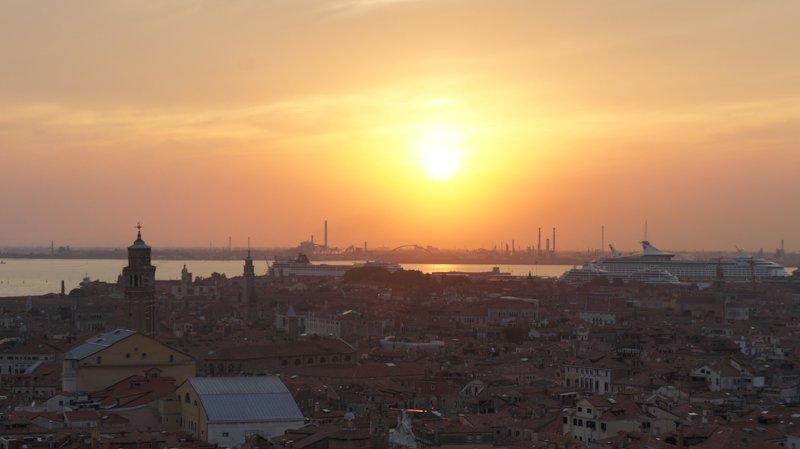 Sunset over Venezia