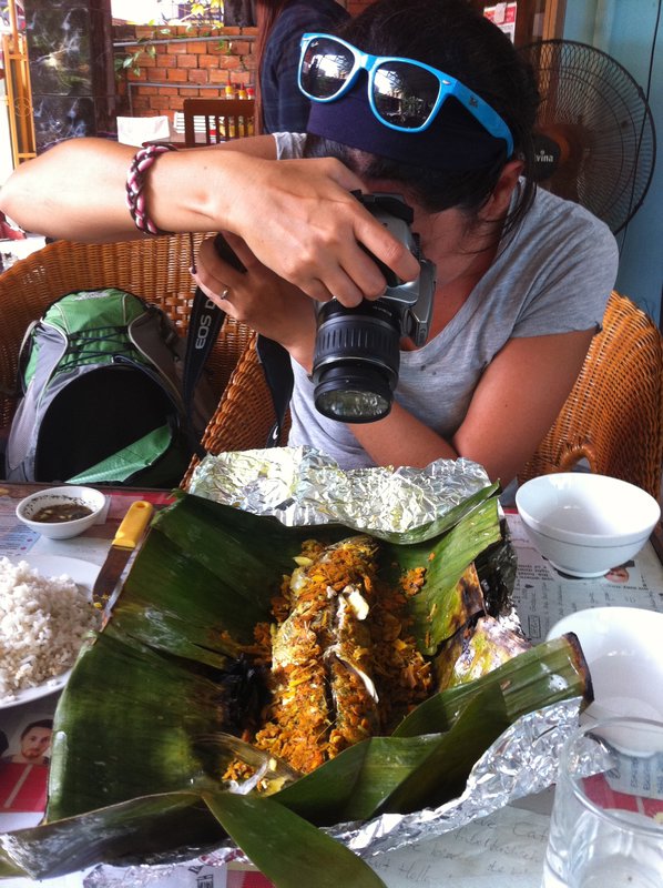 Fish Grilled in Banana Leaves at Cafe 43
