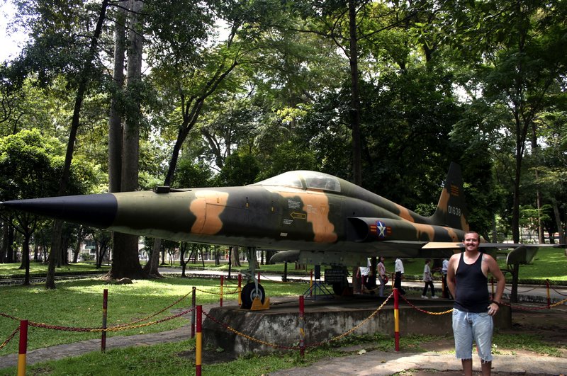 Plane that dropped two bombs on the Reunification Palace