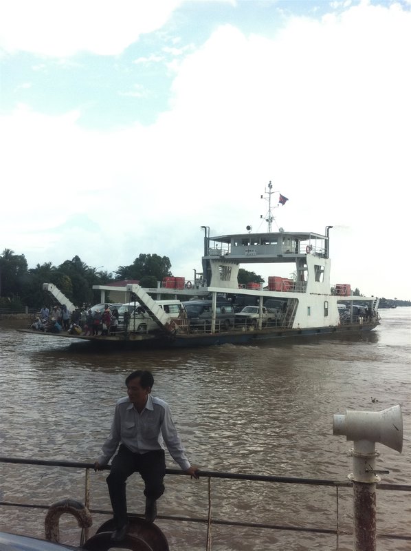 Ferry across the Mekong