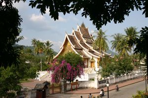 A temple in Luang Prabang, Laos