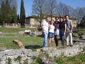 Roman ruins in Aquileia