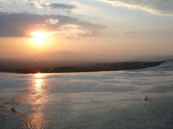 Sunset at Pamukkale