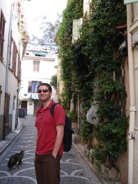 Wandering the old streets of Antibes