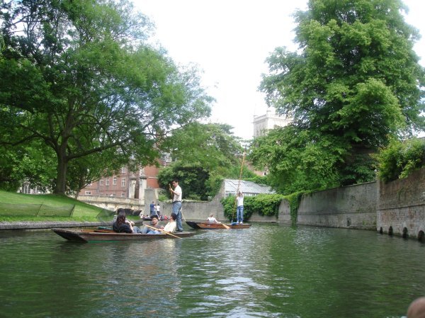 Punting on River Cam