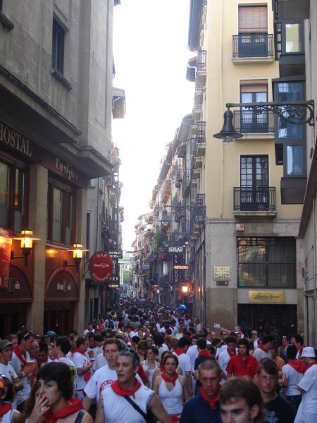 A Sea of White and Red