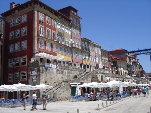 Ribeira on the edge of the River