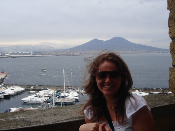 Mt Vesuvius from Naples