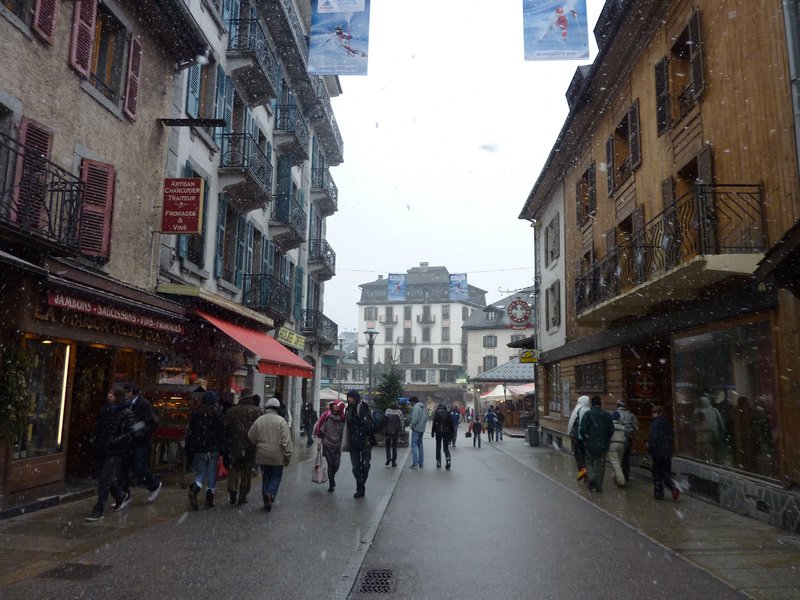 Chamonix town centre