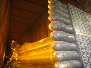 Mother of Pearl Feet of Buddha - Wat Pho Temple