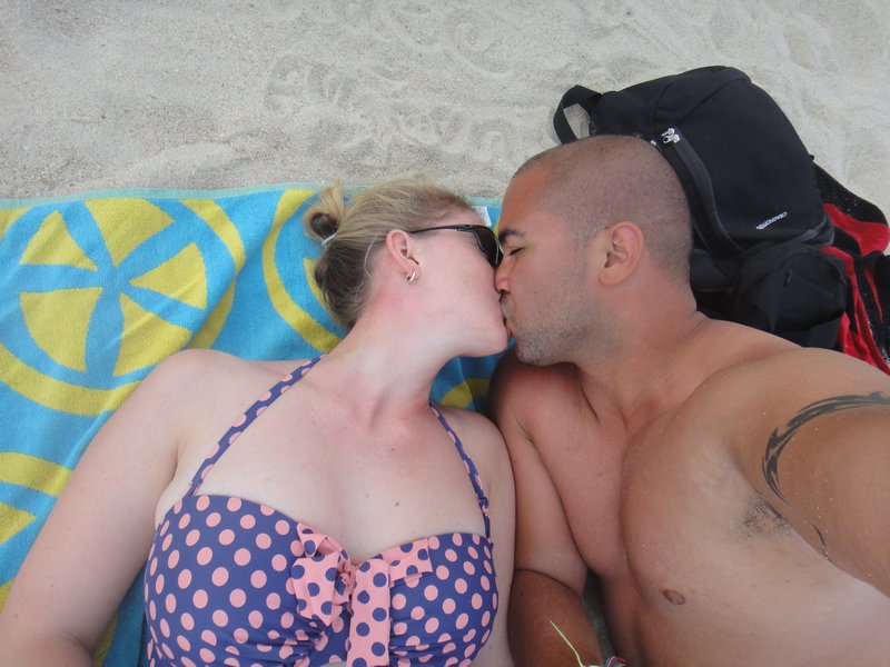 Last kiss on Lamai Beach
