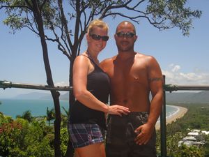 Kate and Anton at Port Douglas lookout