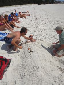 Burying Anton on the Beach
