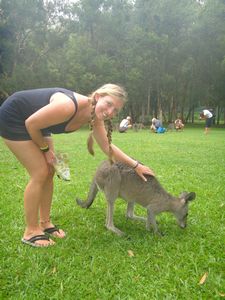 Kate and Wallaby