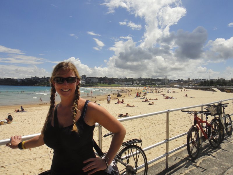 Kate at Bondi Beach