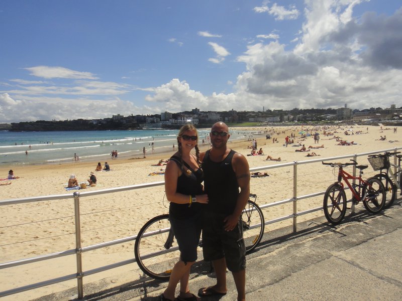Kate and Anton at Bondi Beach