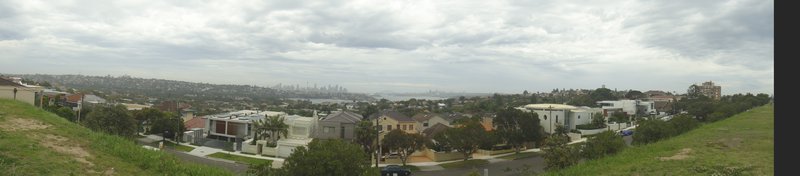 View of harbour from Bondi
