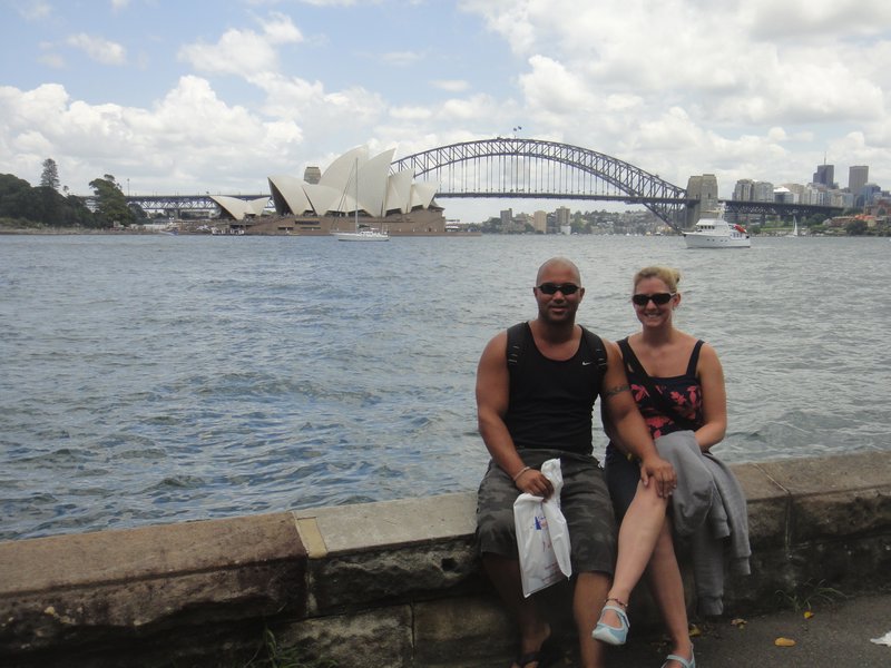 Kate and Anton at Macquarie Point
