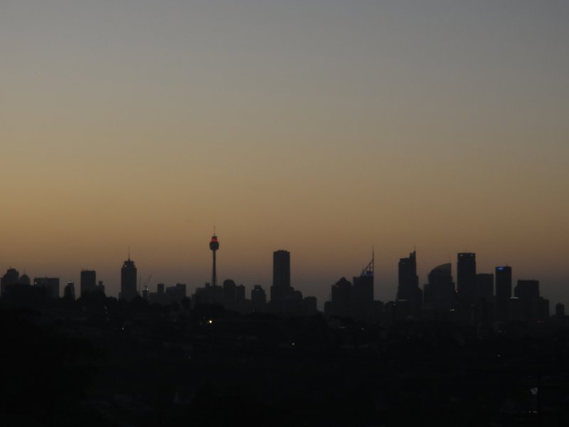 New Year's Eve overlooking Sydney