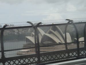 First view of Sydney from the bus
