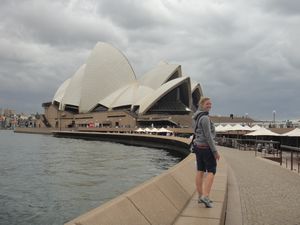 Walking to the Opera House