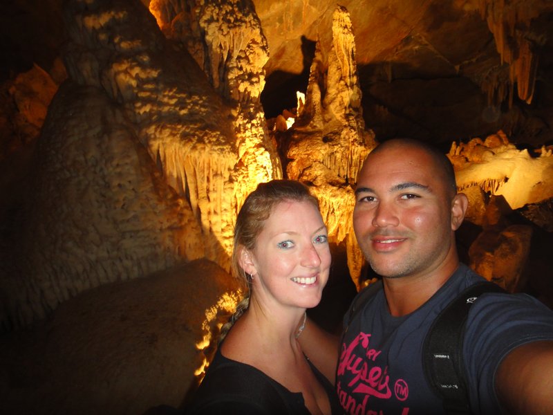 Kare and Anton in Lucas Caves