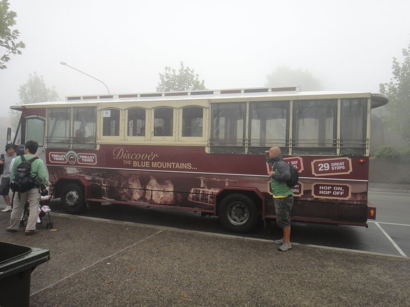 The Trolley Bus in the fog!