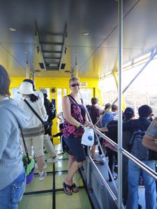 Kate on the skyrail