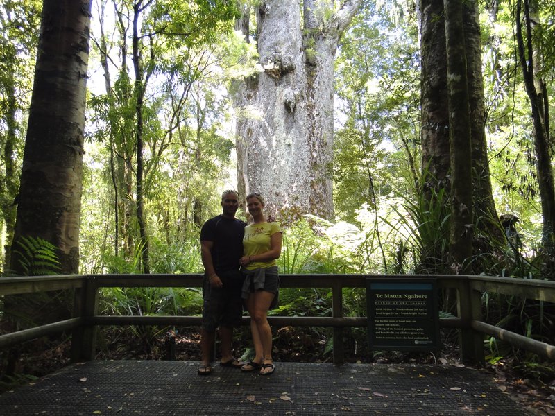 Anton and Kate at Te Matua Ngahere