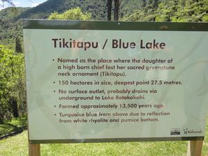 Why the Blue Lake is Blue