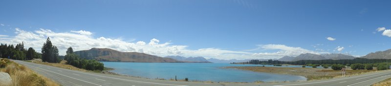 Panoramic of Lake Tekapo