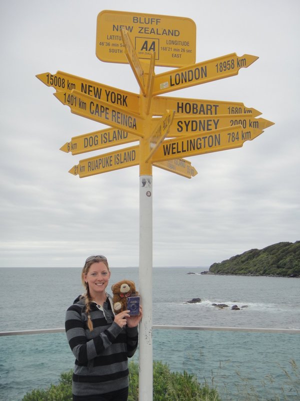 Kate and Barnaby at Stirling Point