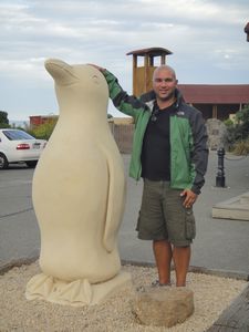 Anton and a Blue Penguin!