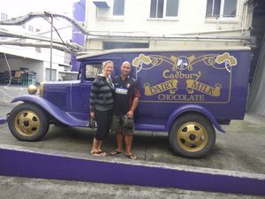 Kate and Anton at Cadbury World!