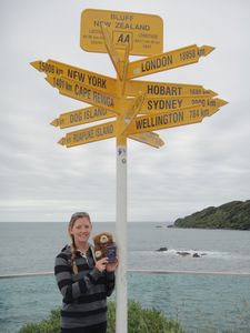 Kate and Barnaby at Stirling Point