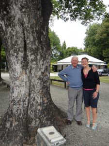 Dick and Kate at the Mary Cotter Tree