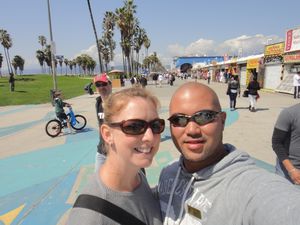 Kate and Anton at Venice Beach