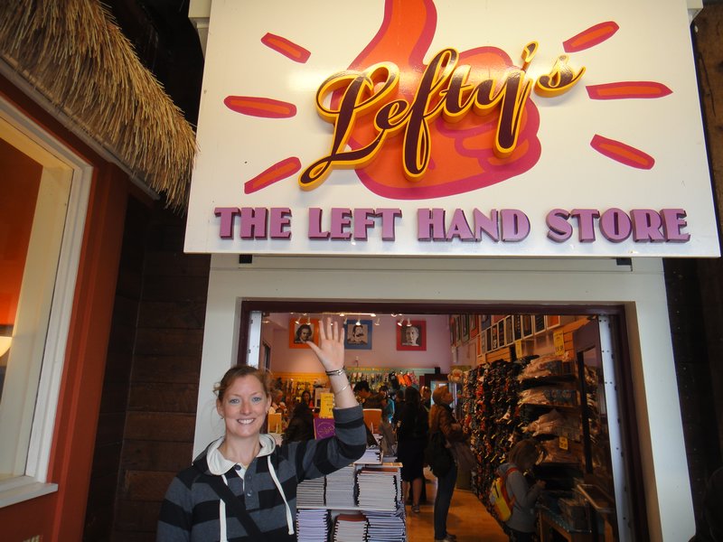 Kate and Left Handed Shop