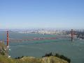 Golden Gate Bridge from lookout