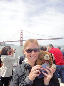 Kate & Barnaby at Golden Gate Bridge