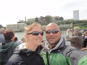 Kate & Anton with Alcatraz in background