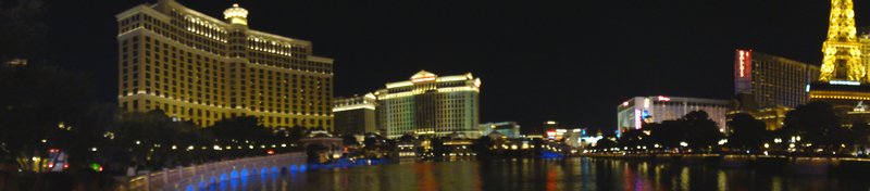 Panoramic of the strip