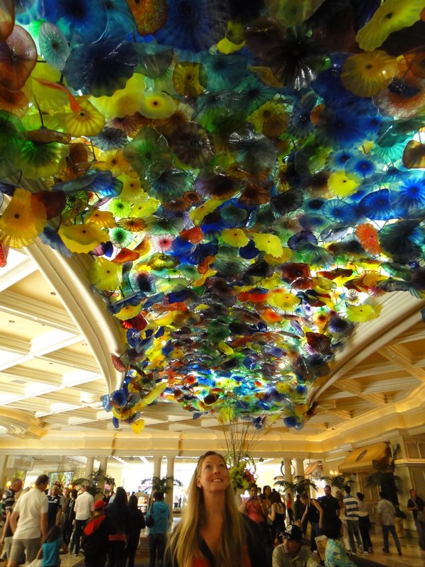 The ceiling of the Bellagio
