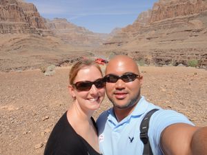 Kate and Anton at the Grand Canyon
